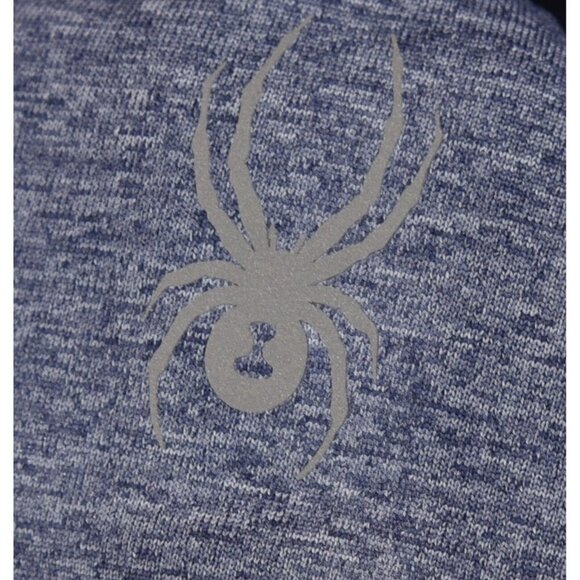 Spyder Racerback Loose Tank Top Running Aura Moisture Wicking Blue Womens Sz L - Picture 7 of 12